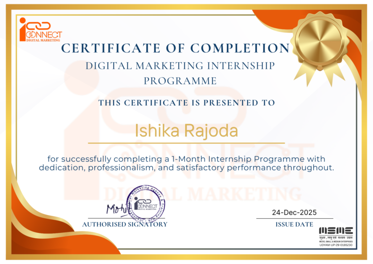 ishika-rajoda-digital-marketing-internship-certificate-by-iconnectdm